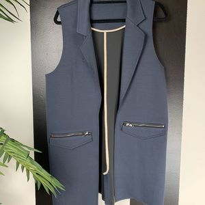 Topshop long vest